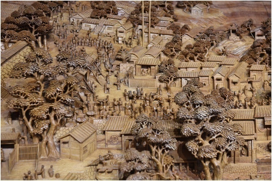 图为《清明上河图》细节。蔡新添摄。