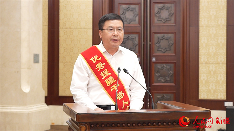 自治区科学技术厅党组成员、副厅长,科学技术部科技监督与诚信建设司一级巡视员陈如标。人民网 李欣洋摄 自治区科学技术厅党组成员、副厅长,科学技术部科技监督与诚信建设司一级巡视员陈如标。人民网 李欣洋摄