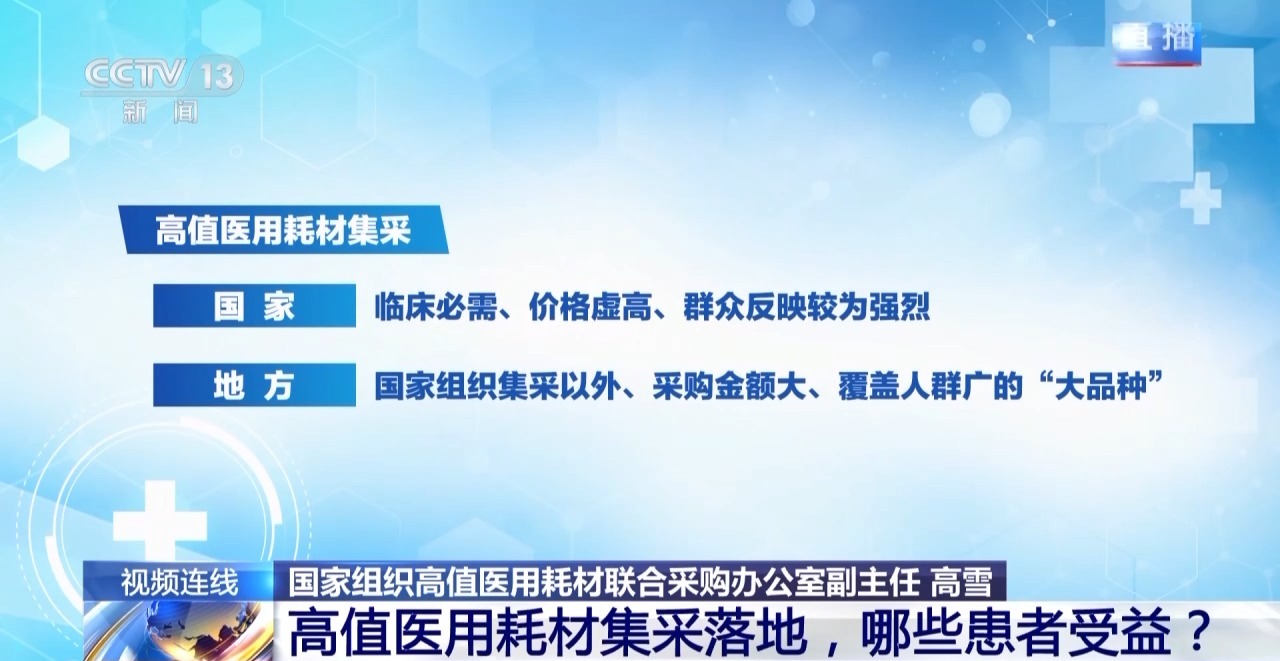 高值医用耗材集采落地,将会带来哪些影响?