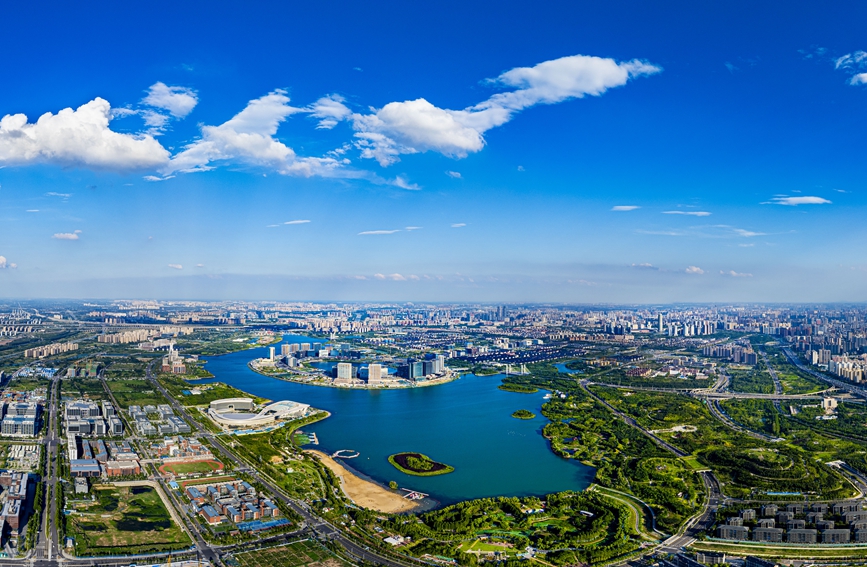 中原科技城鳥(niǎo)瞰圖。李哲卓攝