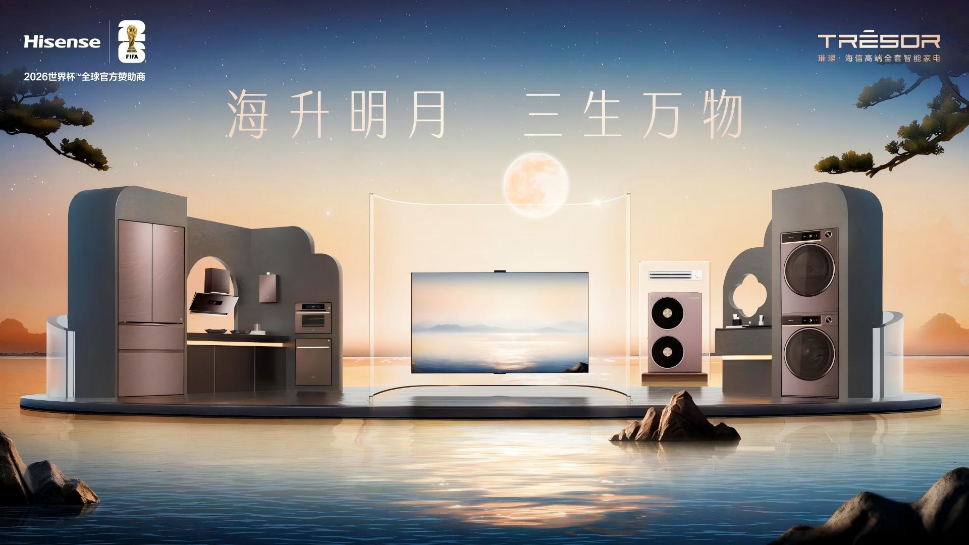 海信家电海升明月套系家电。