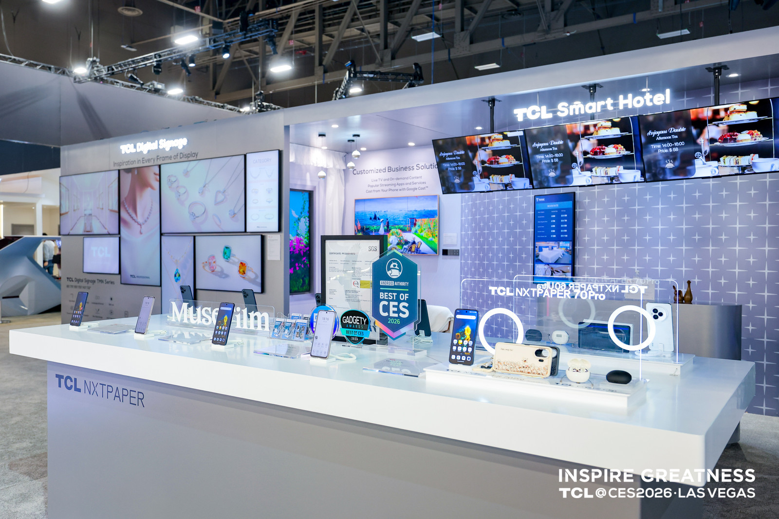 TCL 手机展台 TCL 手机展台